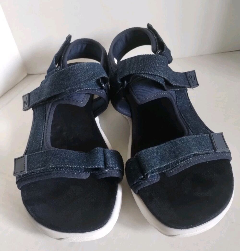 Easy Spirit NEW Blue Lake Sport Orthopedic Comfort Adjustable Straps Sandals 8W